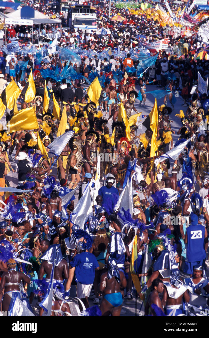 Carnaval de rue Grand Stand Port of Spain Trinité Trinité-et-Tobago Banque D'Images