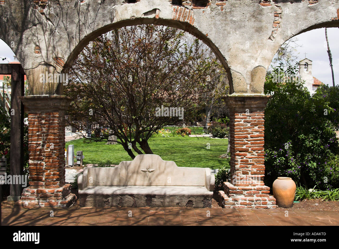 Mission Basilica San Juan Capistrano, California, USA Banque D'Images