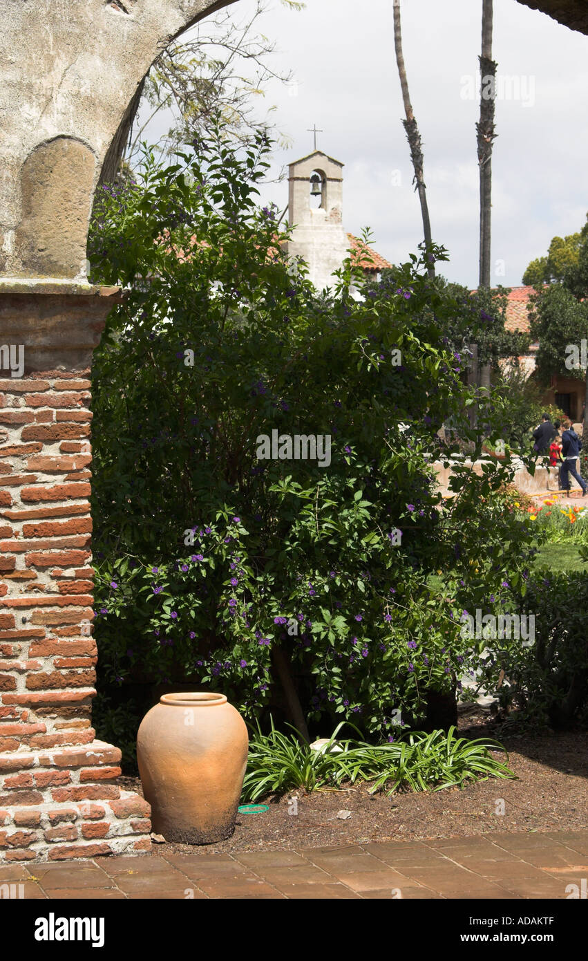Mission Basilica San Juan Capistrano, California, USA Banque D'Images