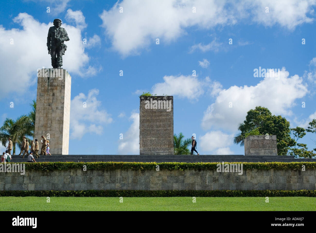 Statue commémorative de Che Guevara sur la Plaza de la Revolucion, Santa Clara, Villa Clara, Cuba. Banque D'Images
