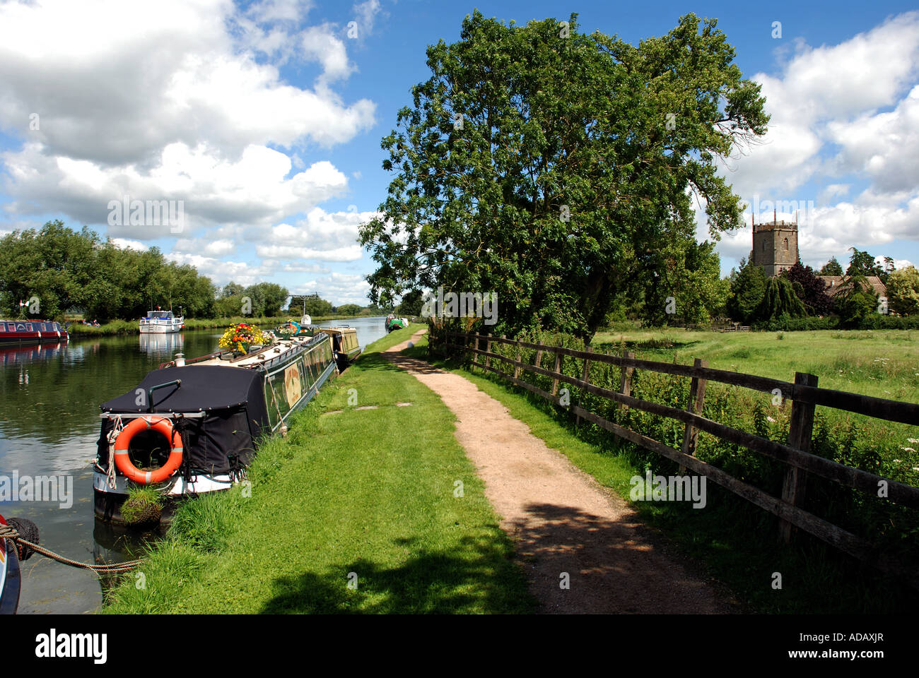 Gloucester et la netteté Canal à Frampton sur Severn, Gloucestershire, England, UK Banque D'Images