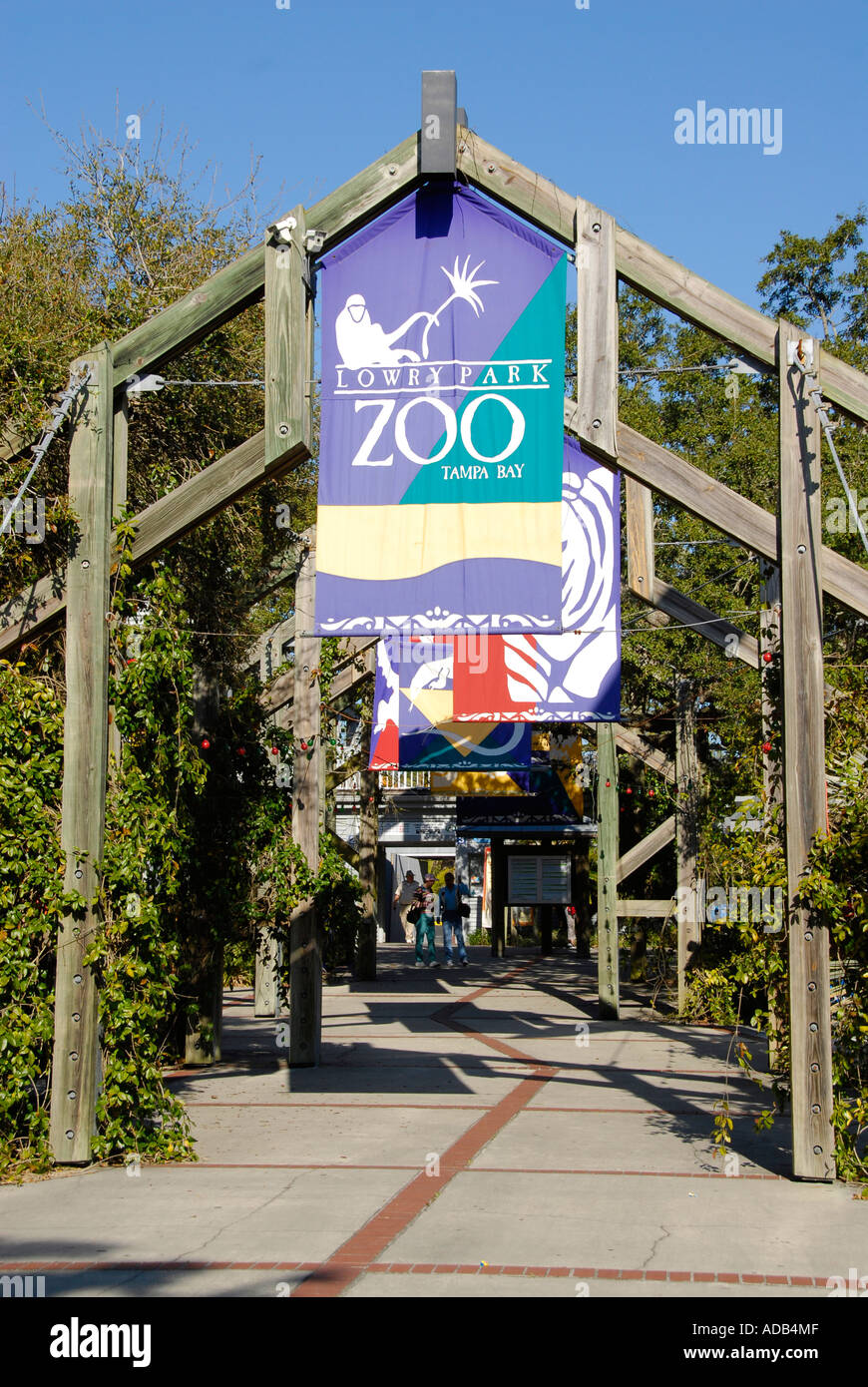 Lowry Park Zoo Tampa Florida FL voté le numéro un zoo dans la United States Banque D'Images