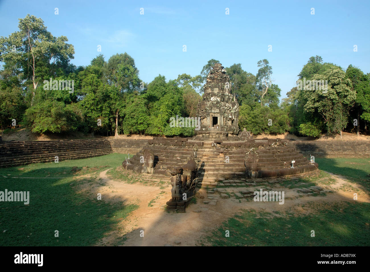 Neak Pean ancien hôpital salon du complexe khmer Angkor au Cambodge Banque D'Images