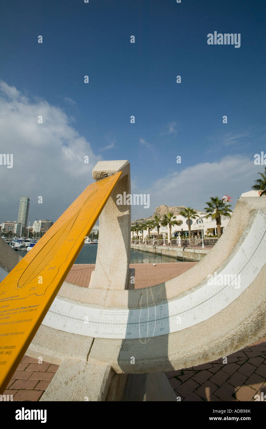 Le port d''Alicante Banque D'Images