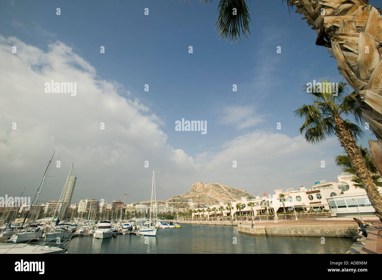 Le port d''Alicante Banque D'Images