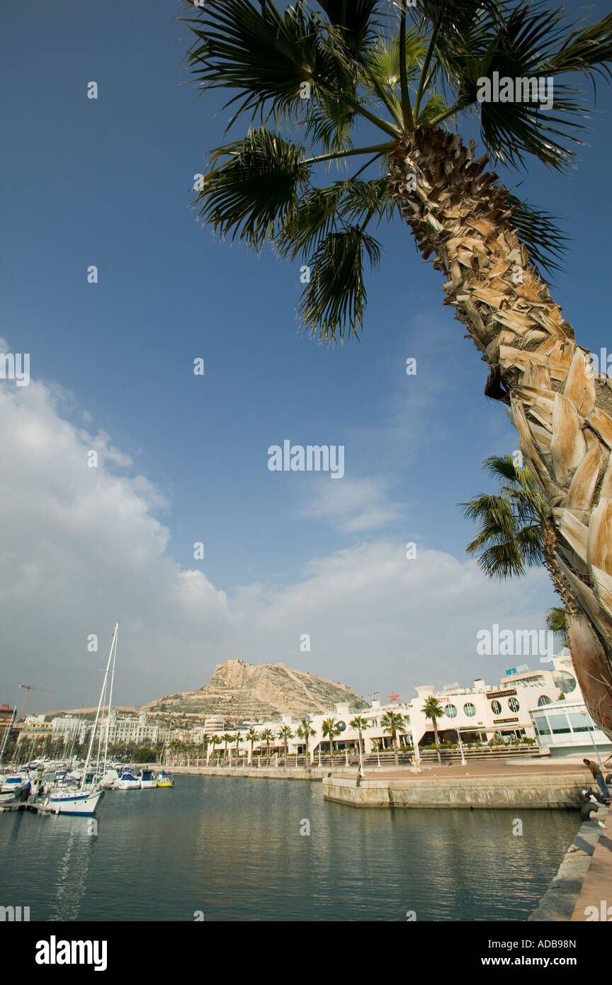 Le port d''Alicante Banque D'Images