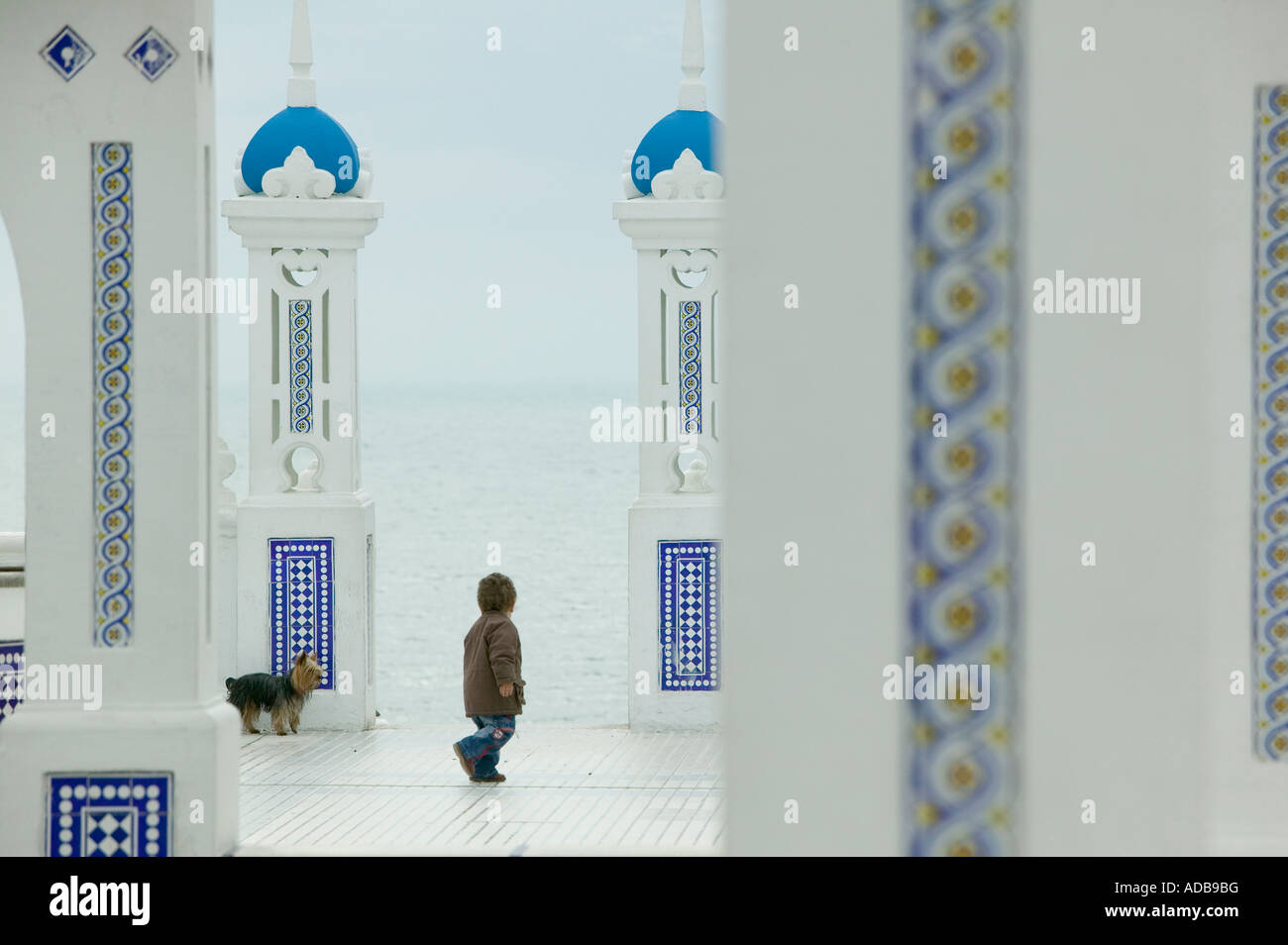 Balcon del Mediterraneo Benidorm, Costa Blanca, Espagne Banque D'Images