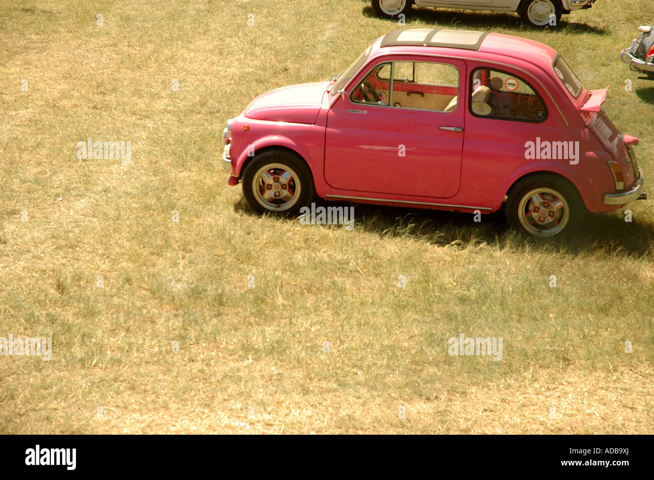 Fiat 500 Rally de Garlenda, Ligurie, en Italie Banque D'Images