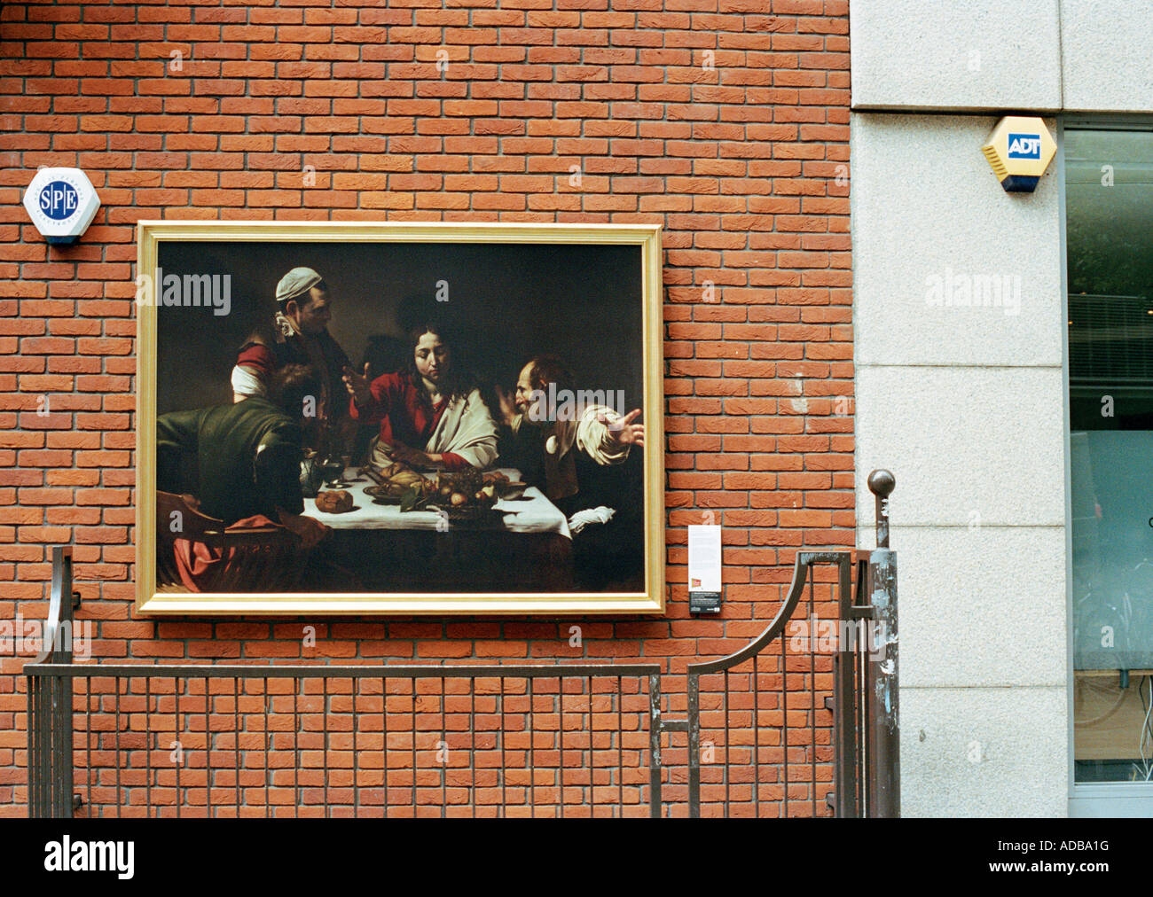 La Cène à Emmaüs par Caravage. Partie de la Galerie Nationale Grand Tour à Londres Banque D'Images