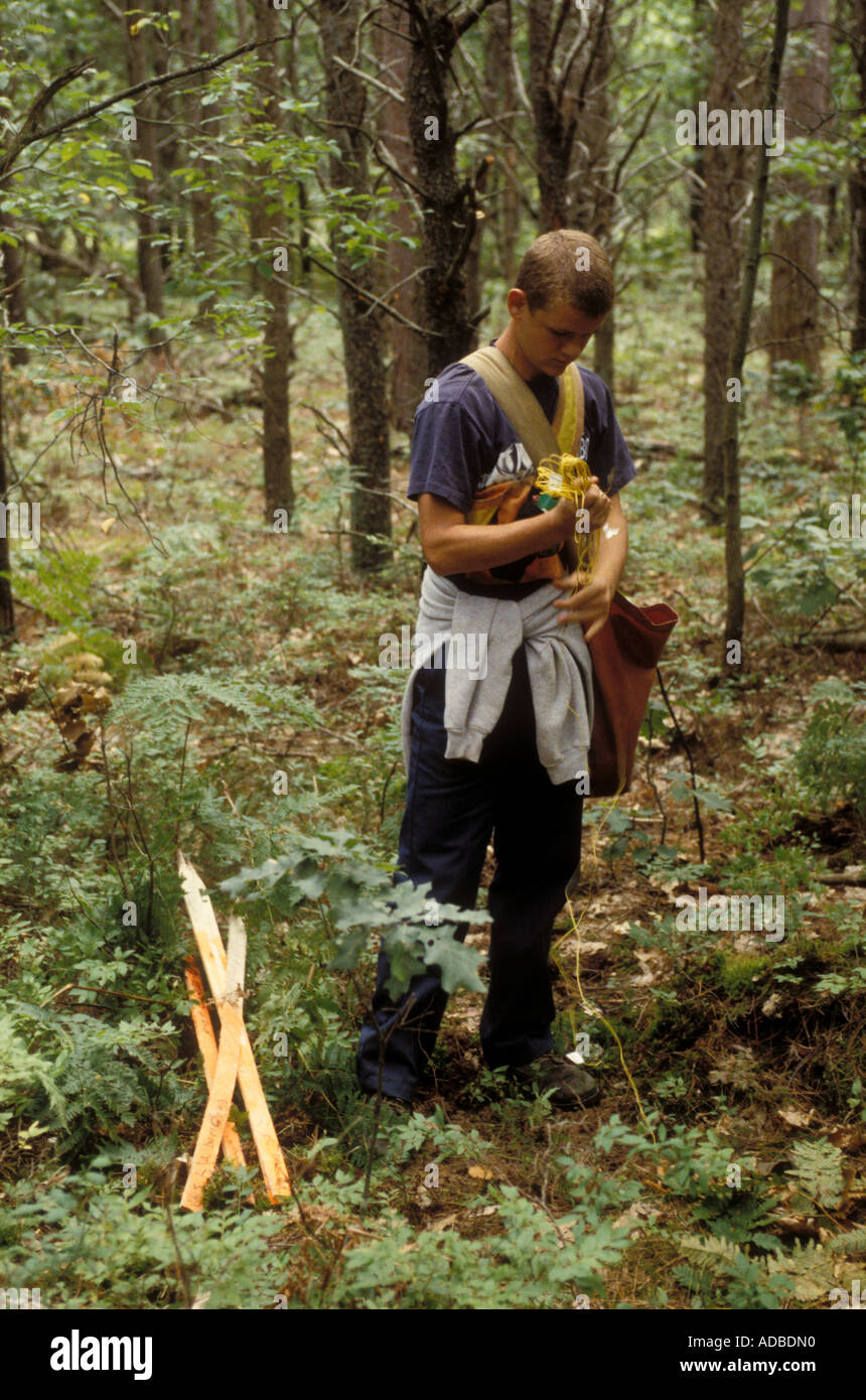 L'exploration pétrolière et gazière Banque D'Images