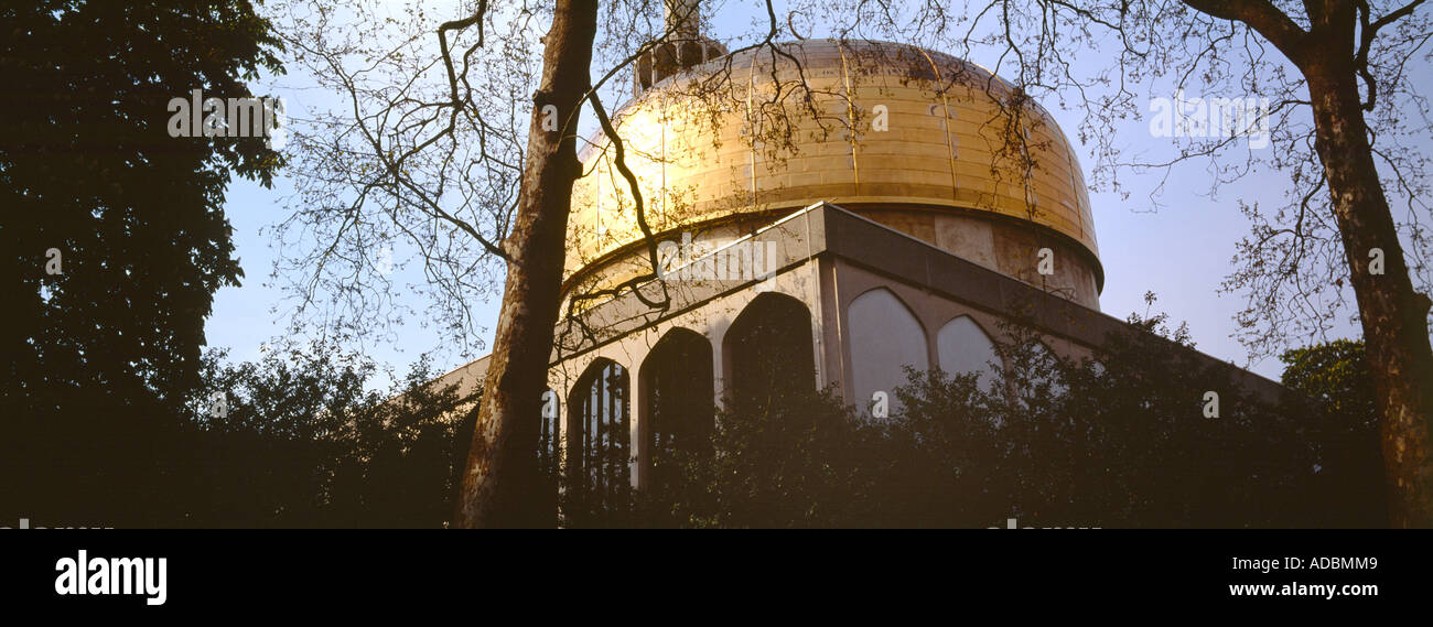 Regents Park Londres Angleterre London Central Mosque Banque D'Images