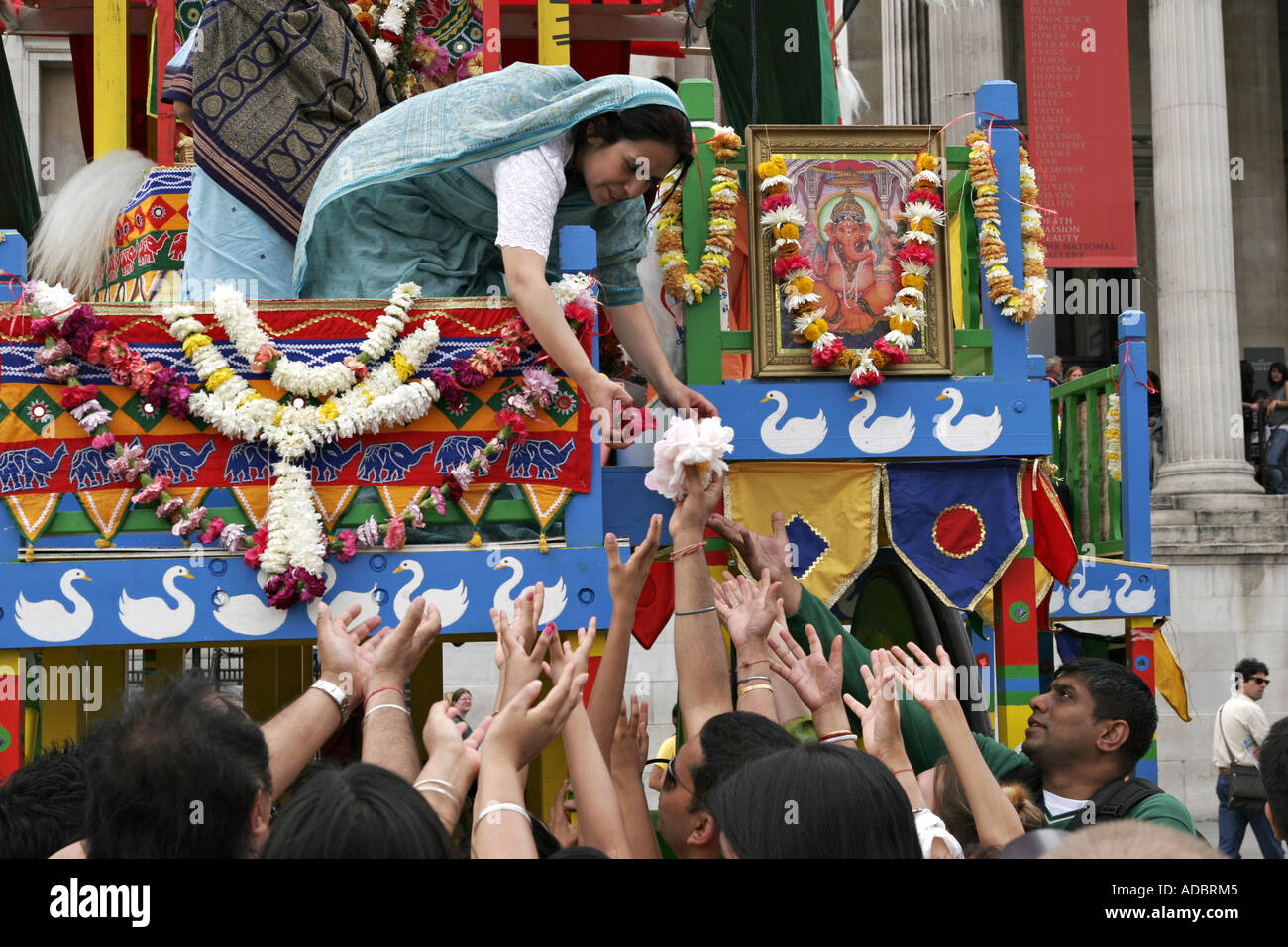 Rathayatra hindou de chars de carnaval festival Banque D'Images