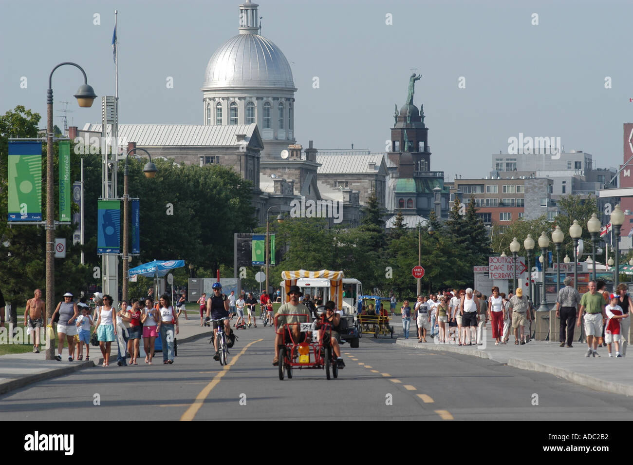 Le vieux Montréal Québec Canada Banque D'Images
