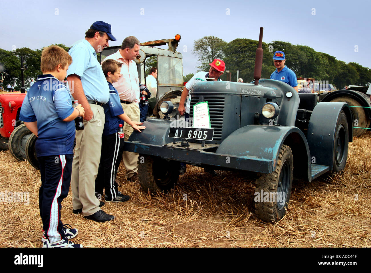 David Brown Classic à la zone jour Irlande du tracteur Banque D'Images