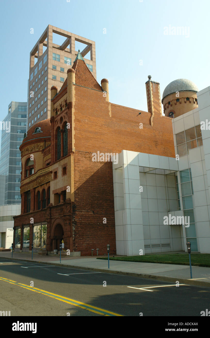 AJD58520, Bridgeport, CT, Connecticut, le centre-ville, le Musée Barnum Banque D'Images