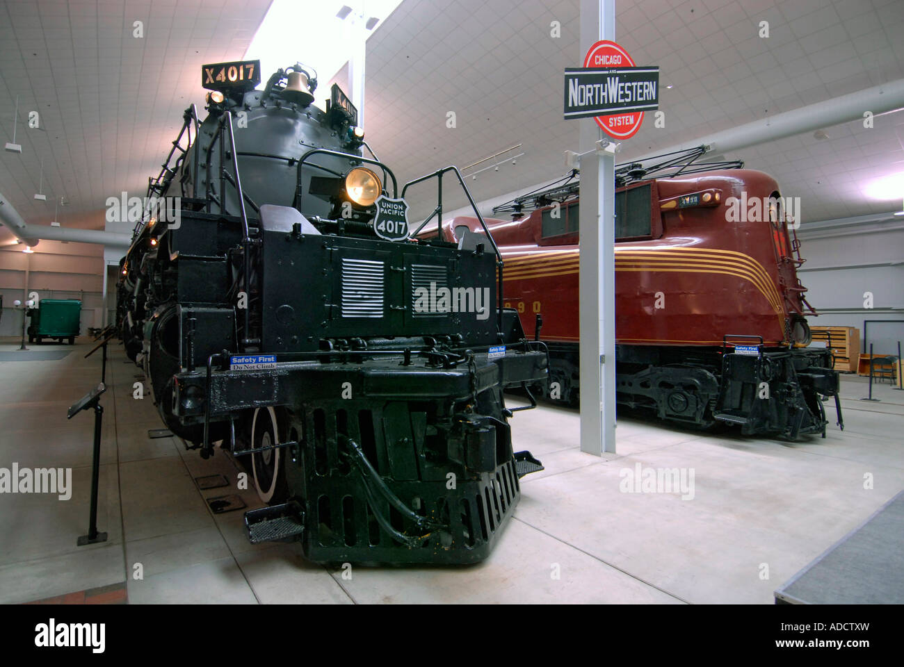 Big Boy un très grand train de l'Union Pacific Railroad Museum National à Green Bay Wisconsin WI Banque D'Images