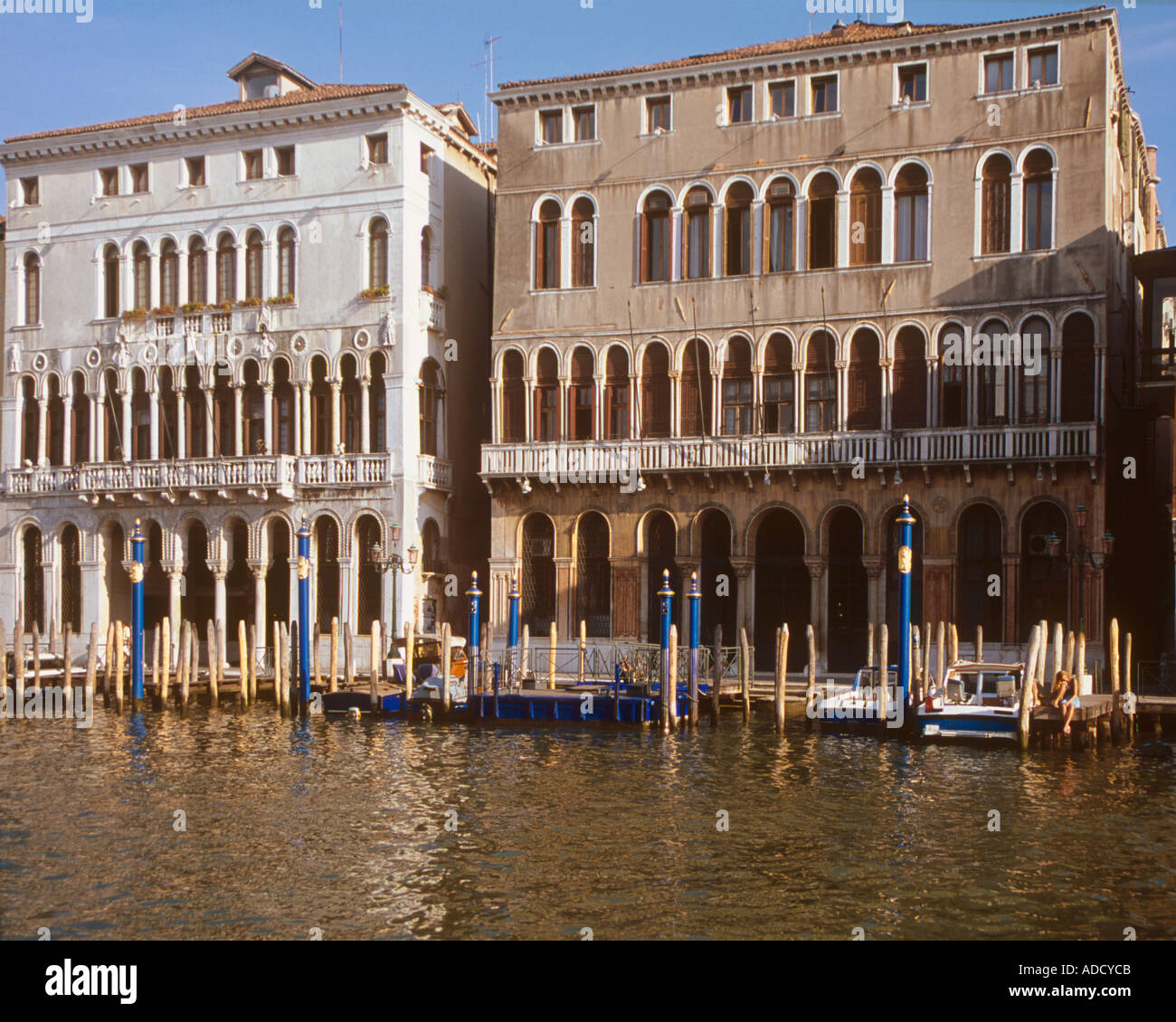 Palazzo Corner Loredon Palazzo Farsetti Dandalo Venise Italie Banque D'Images