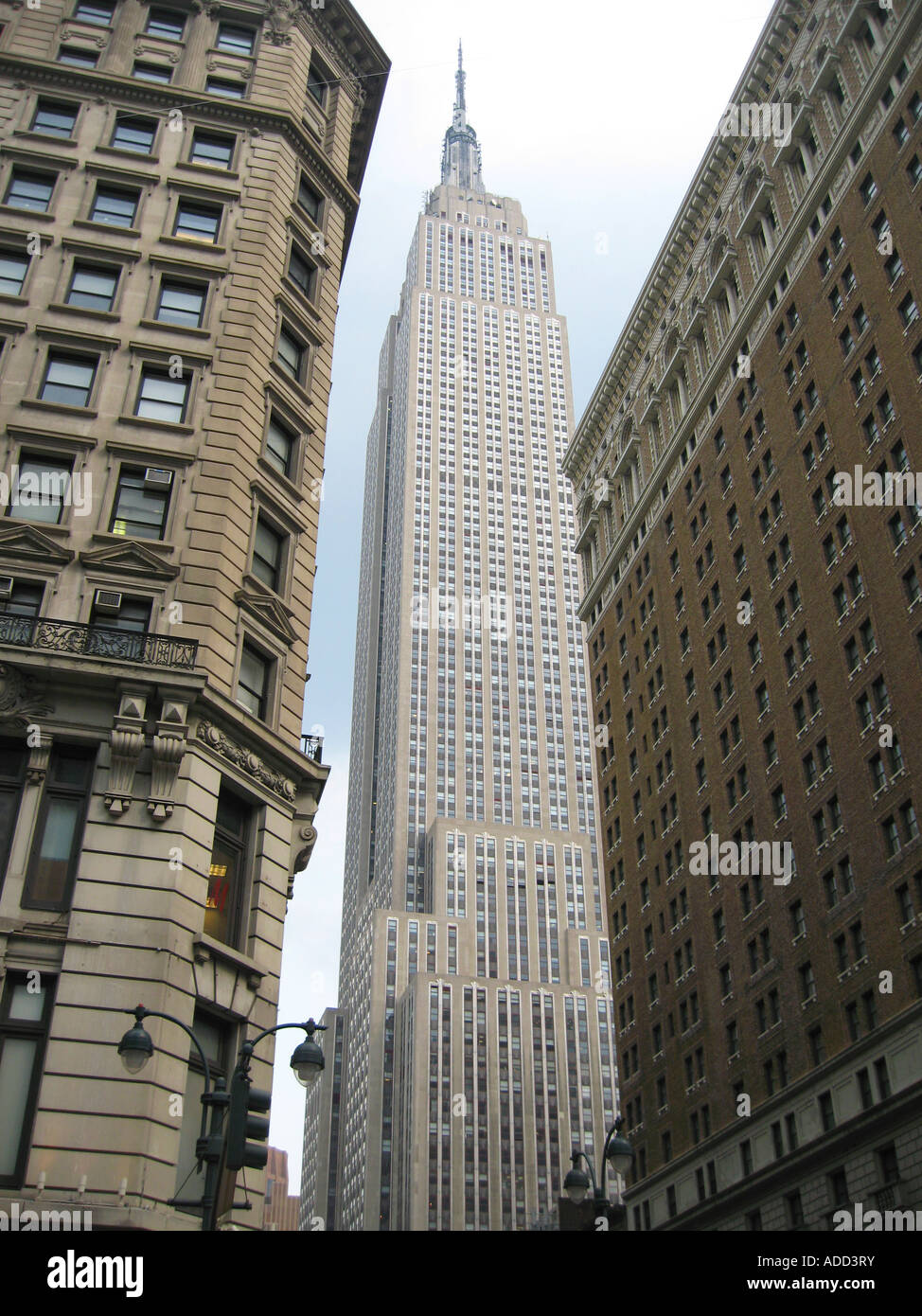 Empire State Building de New York City Banque D'Images