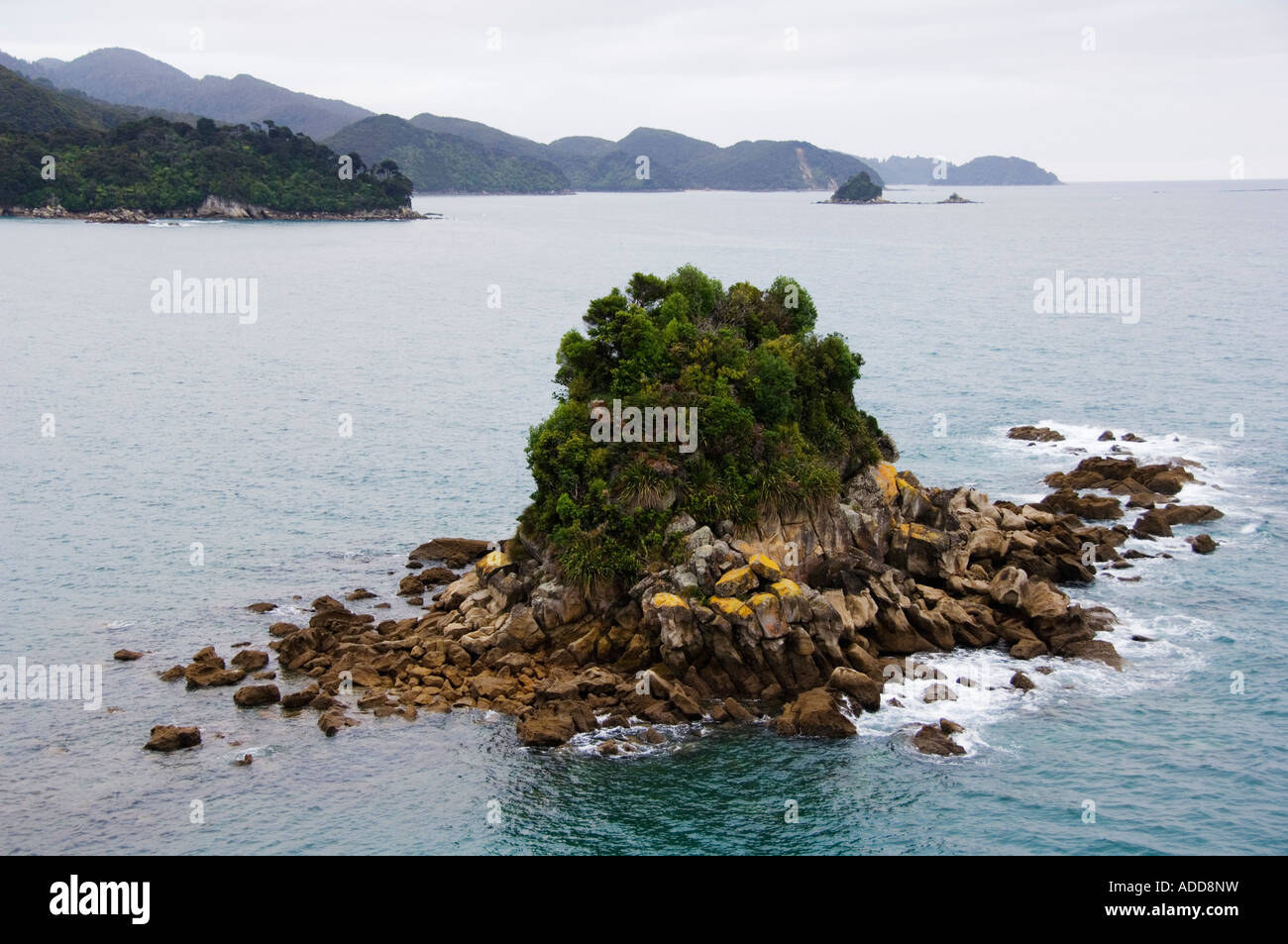 L'île du Sud Nouvelle-zélande Nelson Parc national Abel Tasman Banque D'Images