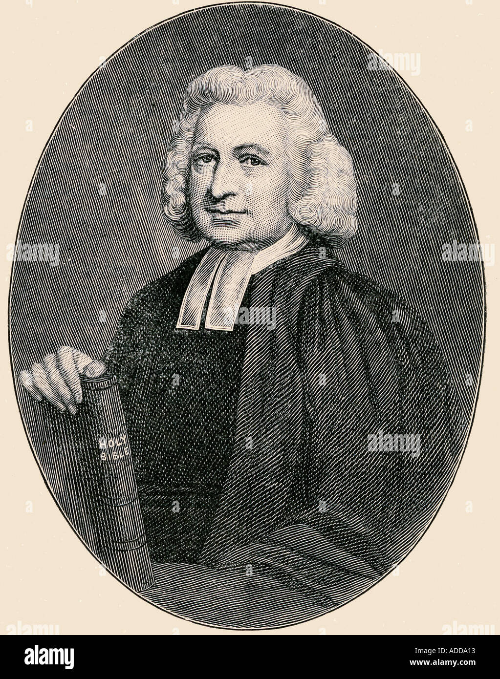Charles Wesley, 1707 - 1788. Leader français de la mouvement méthodiste, prêtre, poète et auteur de l'hymne. Banque D'Images