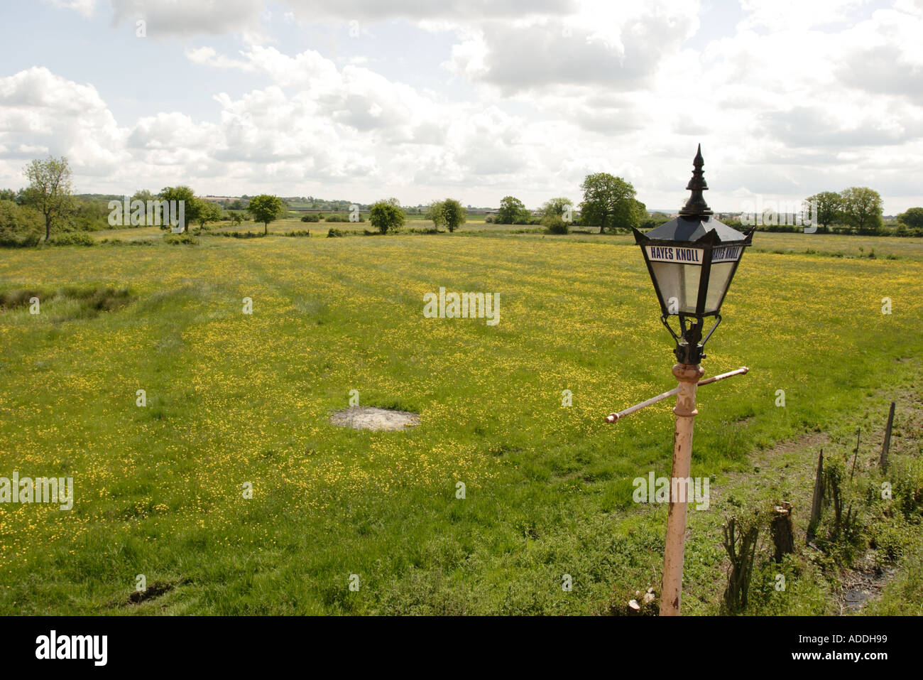 Gaz à l'ancienne lampe de rue Banque D'Images