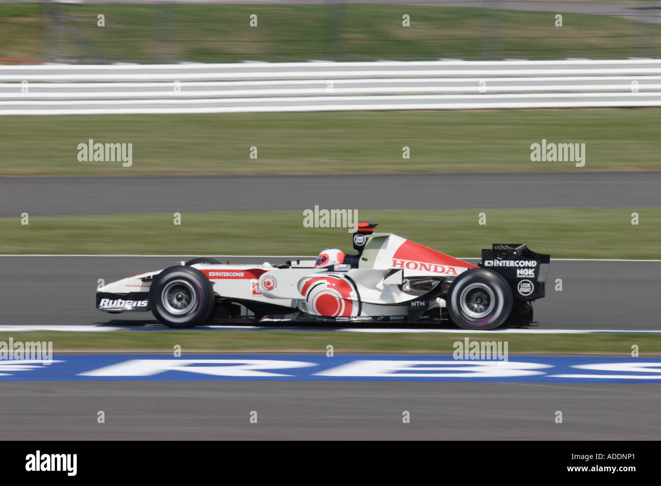 Rubens Barrichello Honda British Grand Prix F1 Silverstone Juin 2006 Banque D'Images