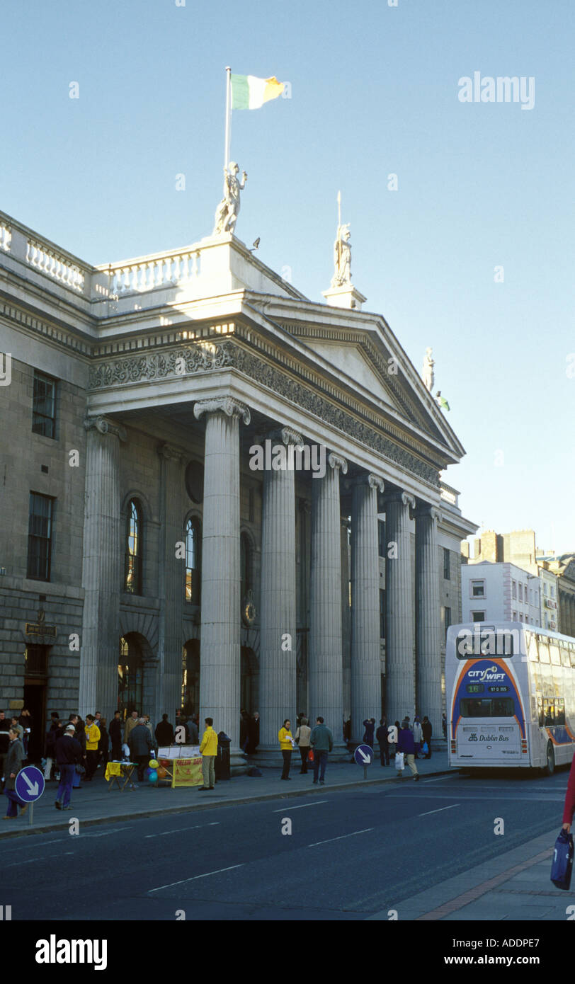 Le bureau de poste général sur O'Connell Street Dublin Ireland Banque D'Images