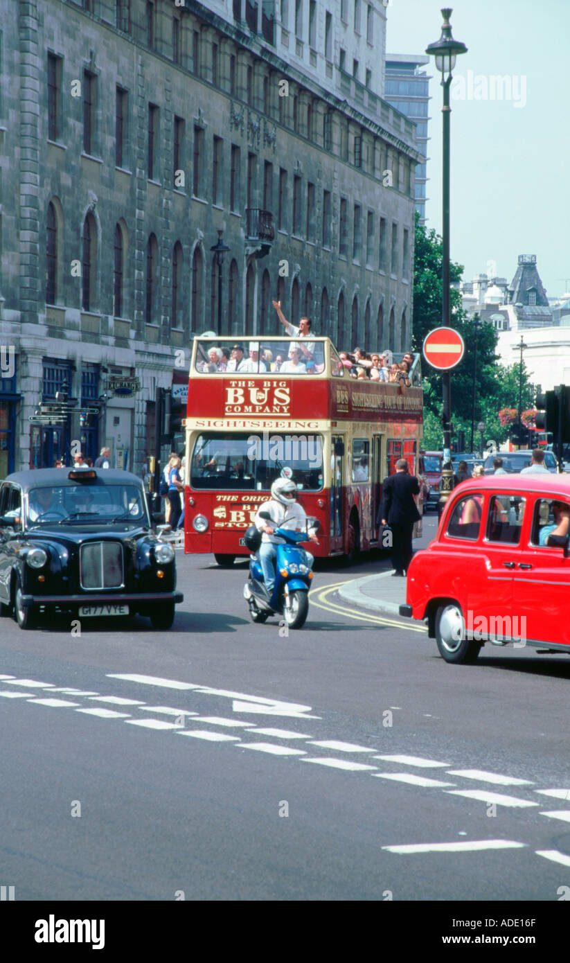 Le trafic important de Londres 1999 Banque D'Images
