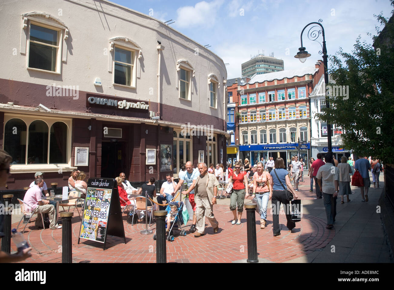St John Street Cardiff au Pays de Galles Banque D'Images