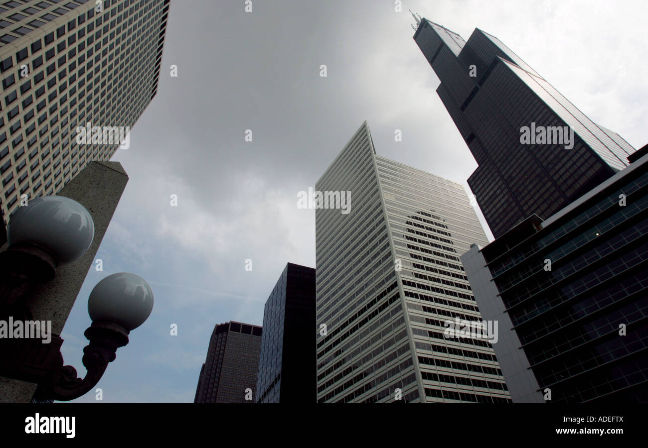 Chicago Skyline Banque D'Images