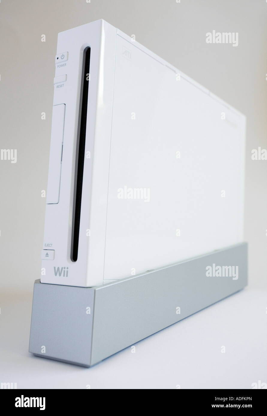 Découpe de la console de jeux Nintendo Wii Banque D'Images