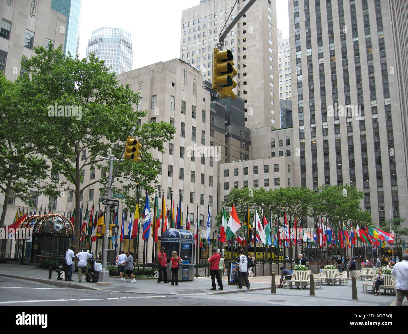 Rockefeller Center de Manhattan, NYC Banque D'Images