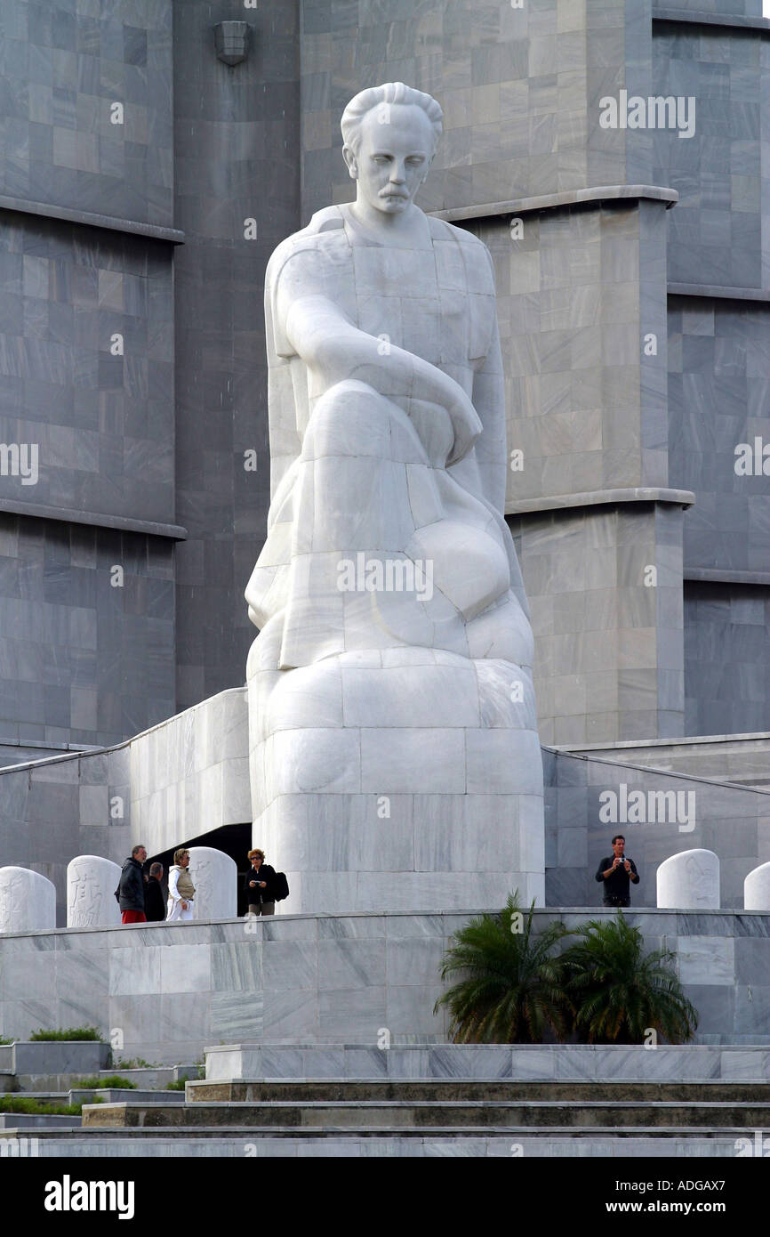 José Marti monument Plaza de la Révolution La Havane Cuba Antilles Amérique Centrale Banque D'Images