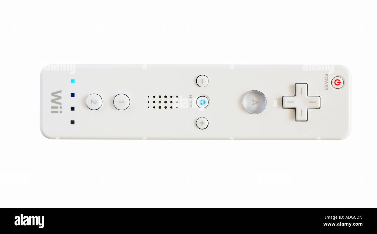 Nintendo Wii Wiimote controller dentelle Banque D'Images