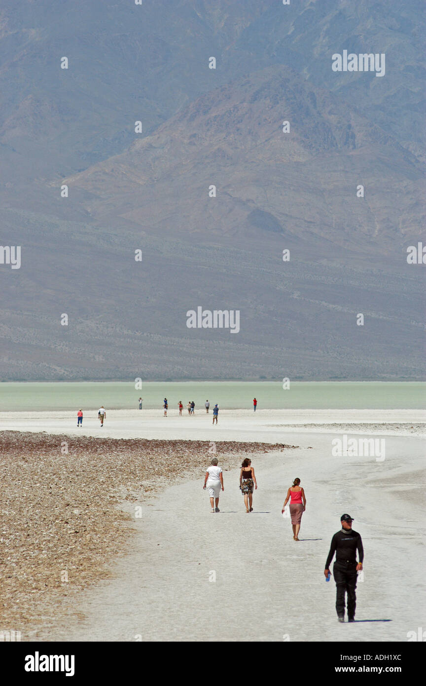 Salines dans Death Valley National Park California United States Banque D'Images