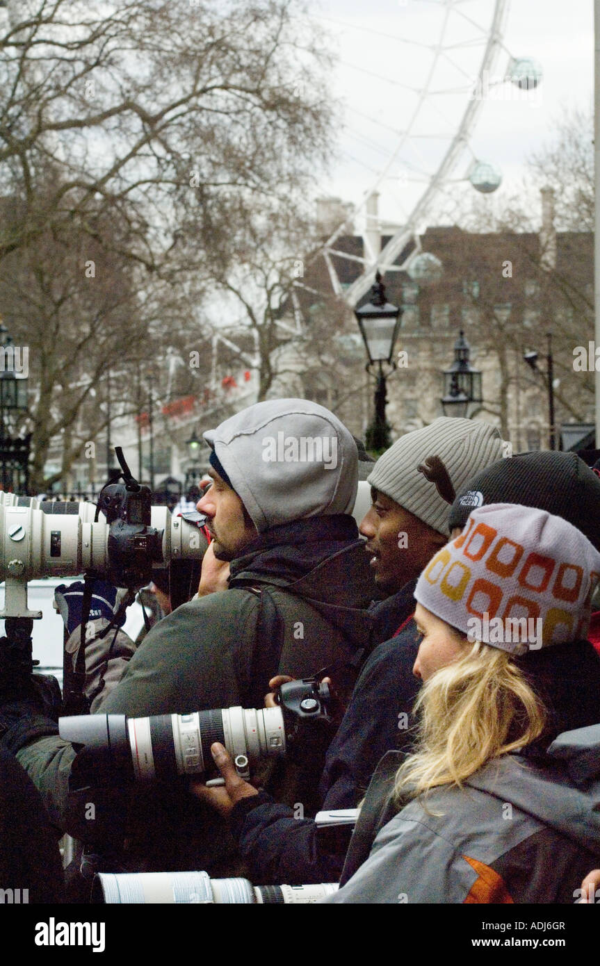 Le Budget Downing Street London Mars 2006 Banque D'Images