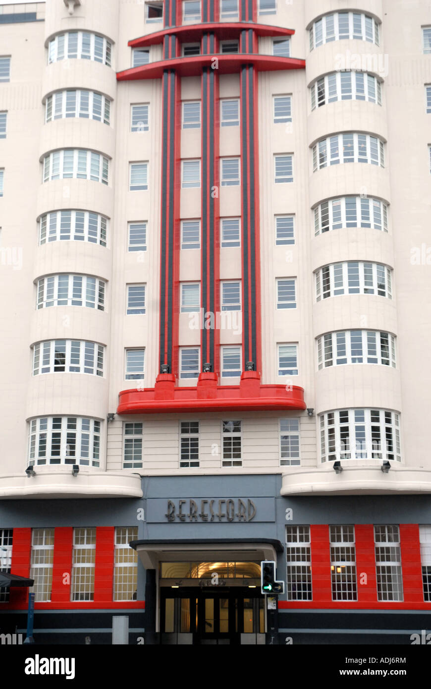 Le Beresford, à l'origine Un hôtel construit en 1938, de style Art Déco. Converti en appartements de luxe. Sauchiehall St, Glasgow. . Banque D'Images