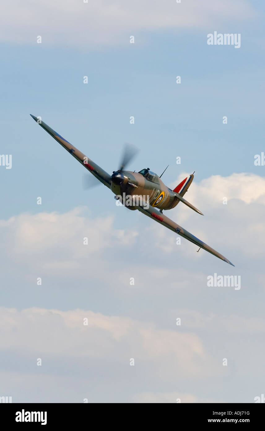 Photographie d'un Hawker Hurricane Mk1 dans un voyage tour Banque D'Images