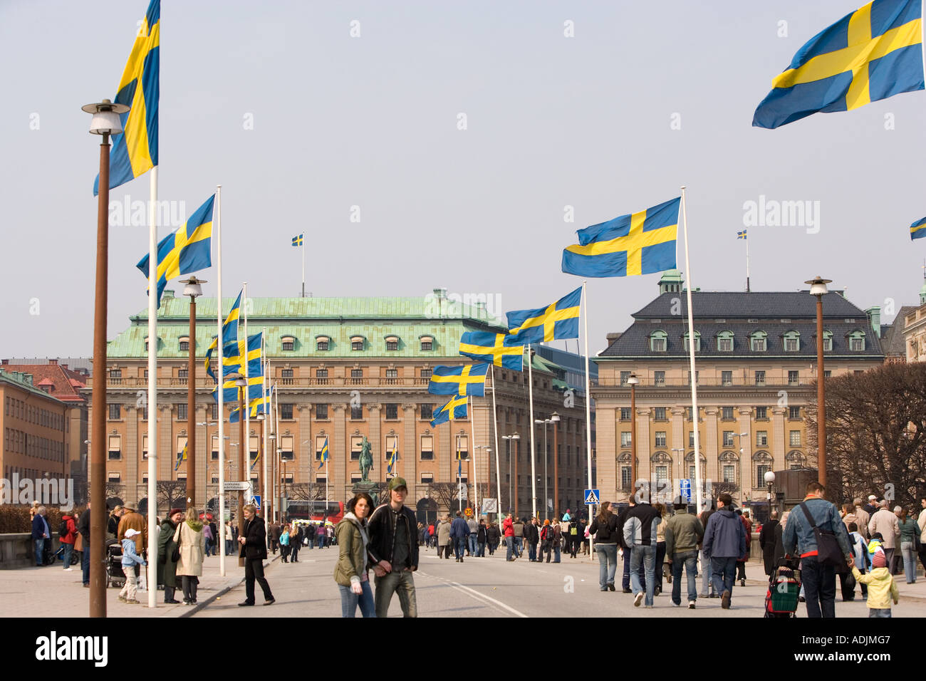 Palais Royal à Stockhlm Banque D'Images
