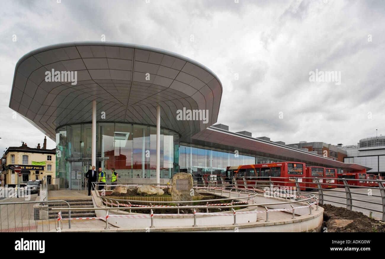 Golden Square Shopping Centre Warrington informatisées Banque D'Images