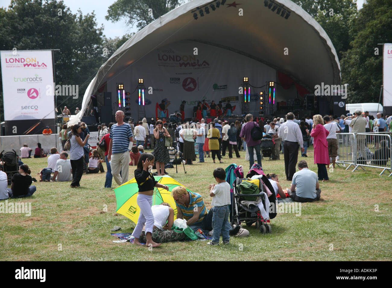 London Mela 2007 Gunnersbury Park Banque D'Images