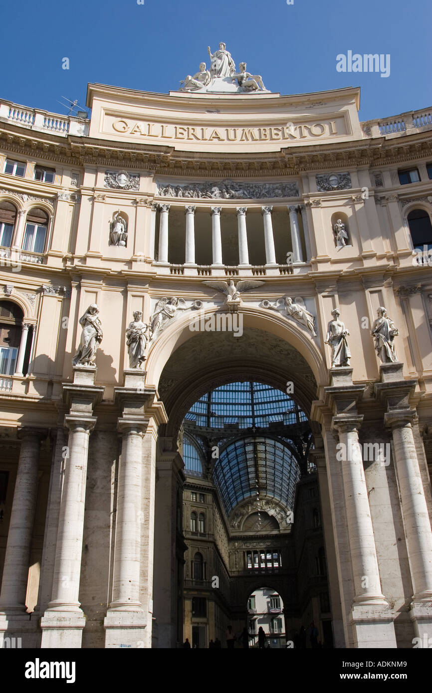 Galleria Umberto 1 Naples Italie Banque D'Images