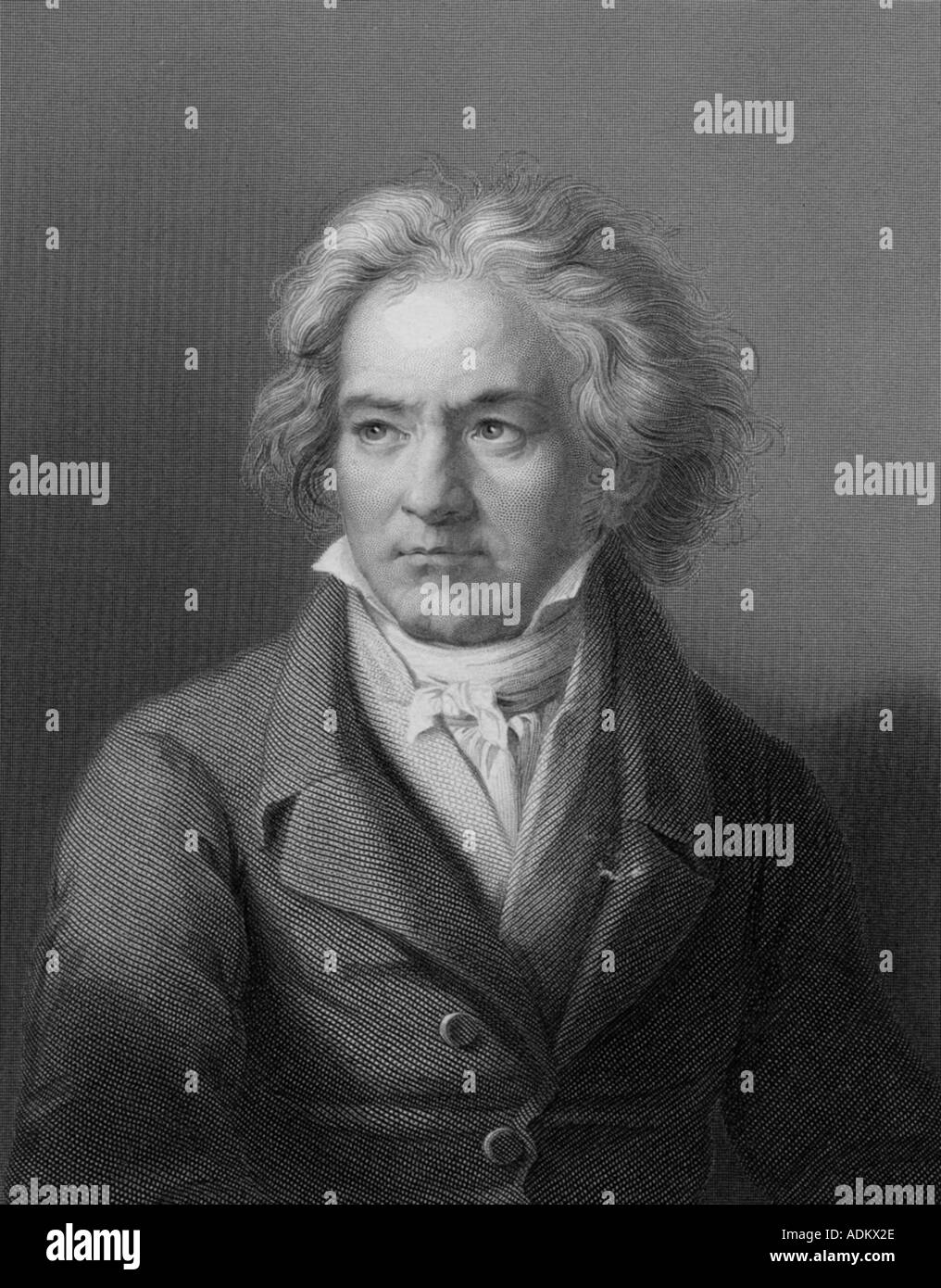 BEETHOVEN Ludwig van Beethoven compositeur allemand 1770 1827 Banque D'Images
