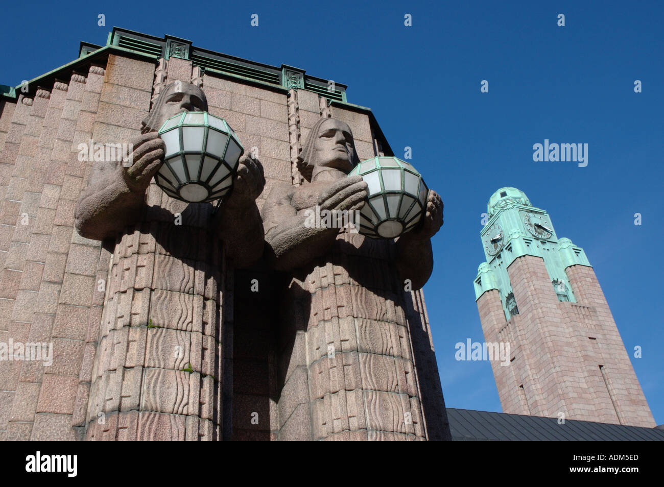 Construit en 1916 par l'architecte finlandais Eliel Saarinen style art déco d'Helsinki est une avance sur son temps Banque D'Images