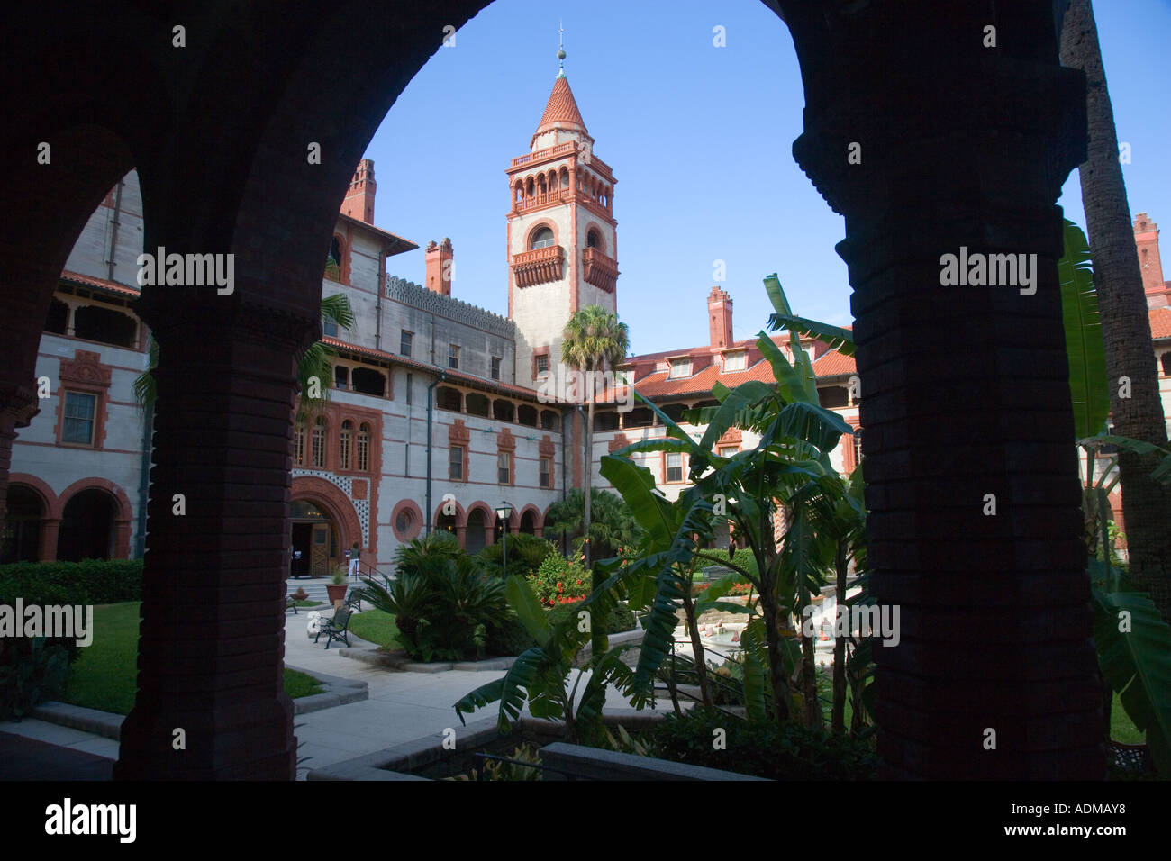 Flagler College St Augustine Florida USA Banque D'Images