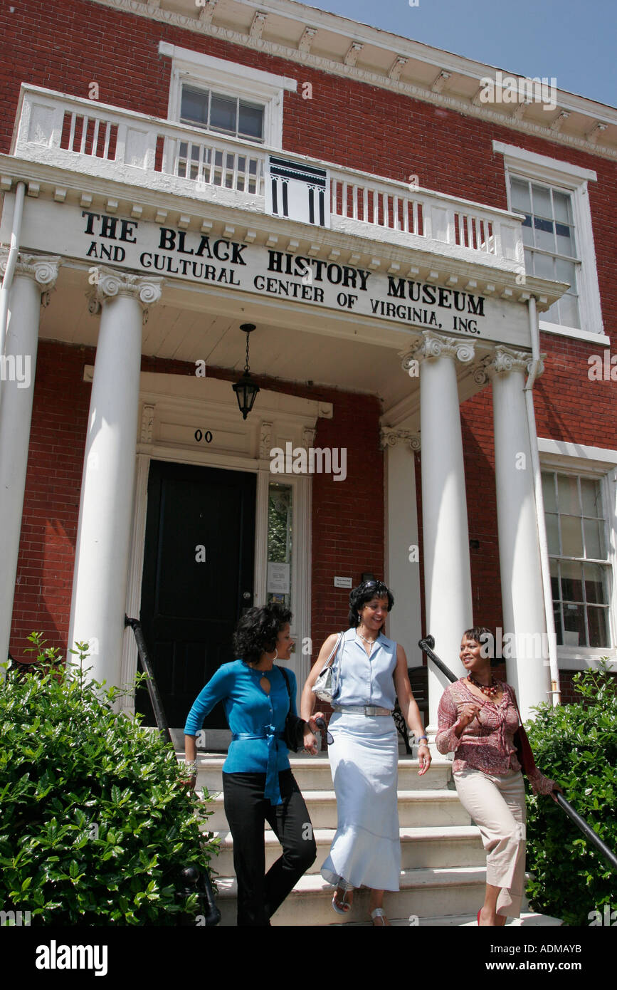 Richmond Virginia,Jackson Ward,East Clay Street,communauté africaine,The,Black History Museum,histoire,femmes,VA060518035 Banque D'Images