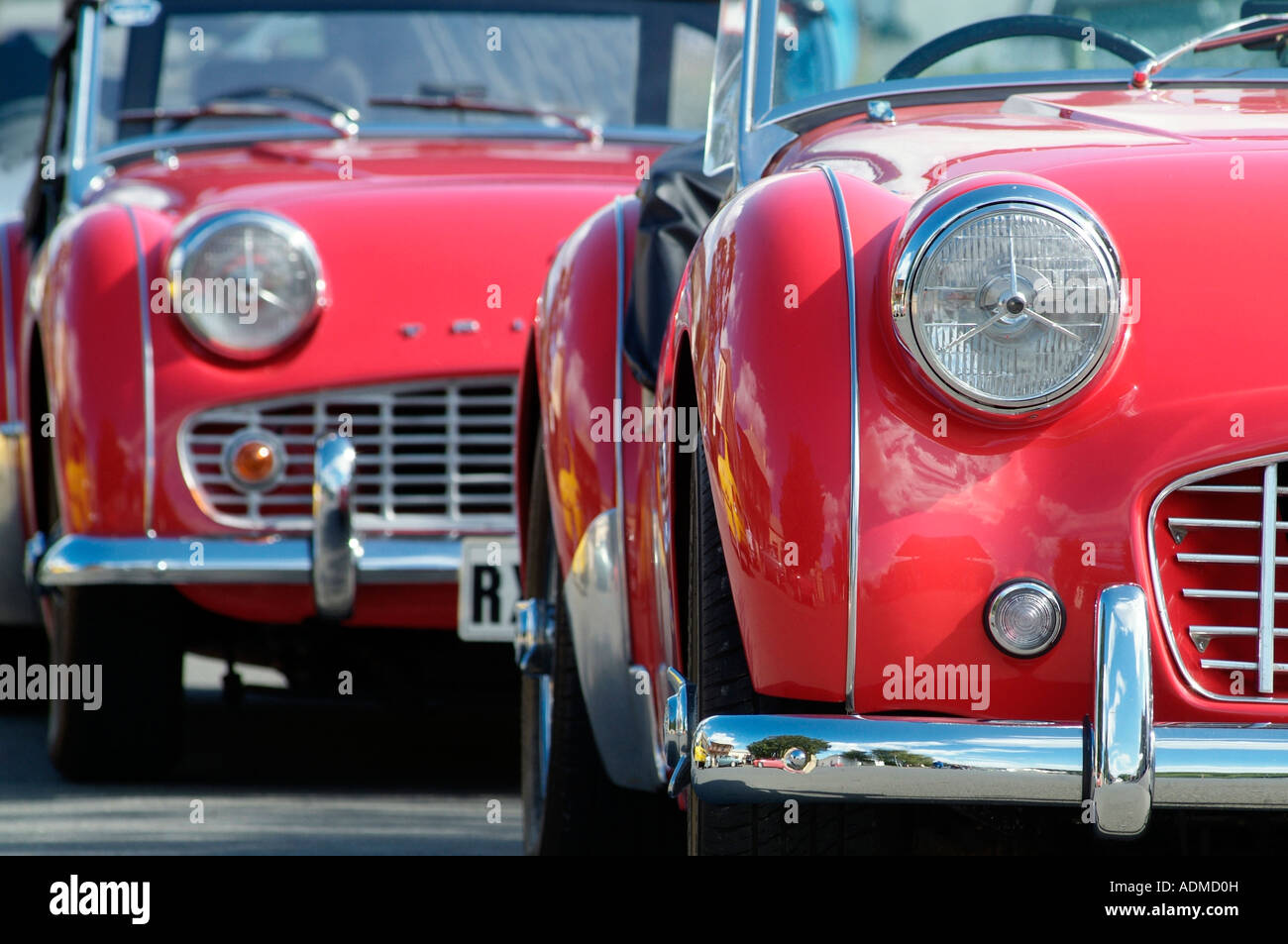 Triumph TR3 Réunion à Richmond Tasmanie Australie 4 2007 photo par Bruce Miller Banque D'Images