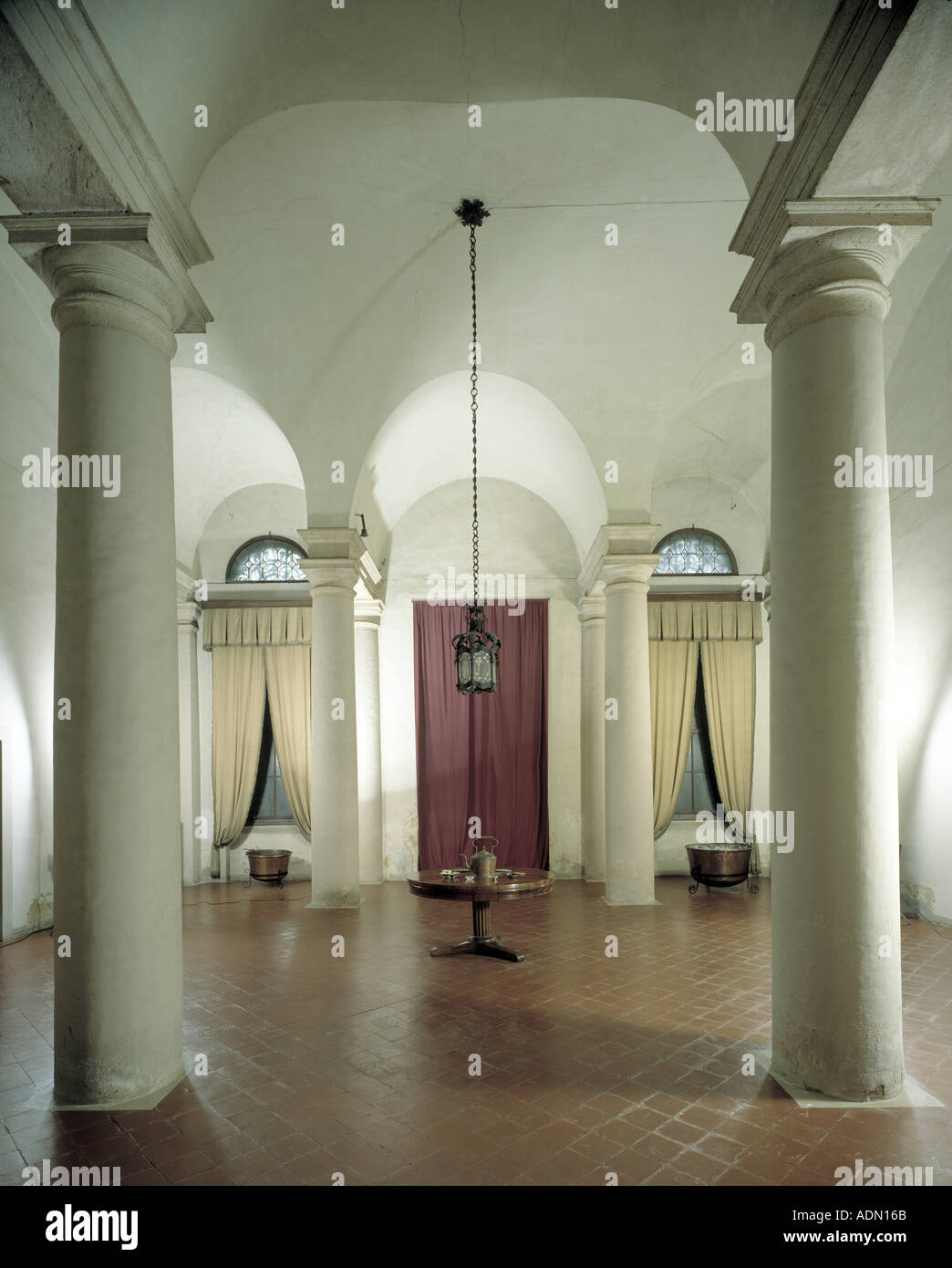 Montagnana, Villa Pisani, Hauptsaal Banque D'Images