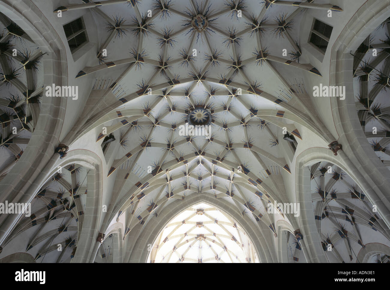 Marbach, Alexanderkirche, im Gewölbe Mittelschiff Banque D'Images