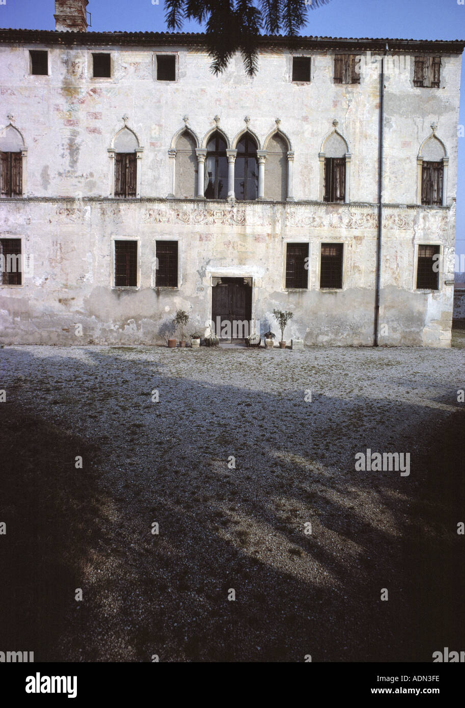 Curtarolo, Villa Spessa la façade, Banque D'Images